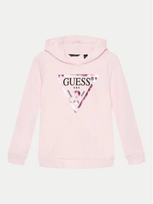 Guess Bluza J83Q14 KAUG0 Różowy Regular Fit