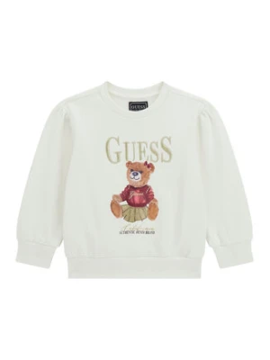 Guess Bluza K5BQ00 KAX74 Écru Regular Fit