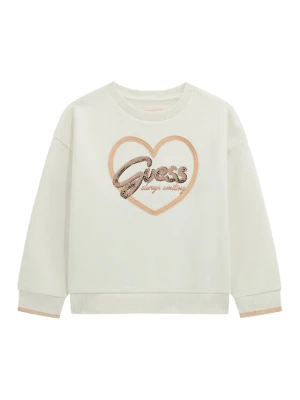 Guess Bluza K5BQ05 KAV34 Écru Relaxed Fit Kremowy