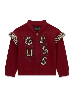 Guess Bluza K6BQ03 K5895 Bordowy Regular Fit