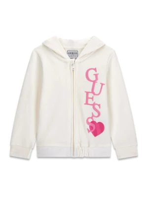 Guess Bluza K6RQ01 KA6R4 Biały Regular Fit