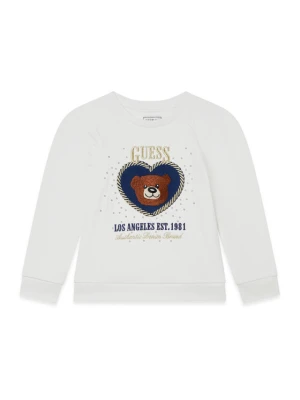 Guess Bluza K6RQ03 KAD74 Biały Regular Fit
