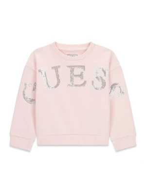 Guess Bluza K6RQ05 KAD74 Różowy jasny Regular Fit