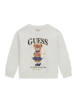 Guess Bluza K6YQ05 K4422 Kremowy Regular Fit