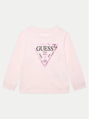 Guess Bluza K74Q12 KAUG0 Różowy Regular Fit