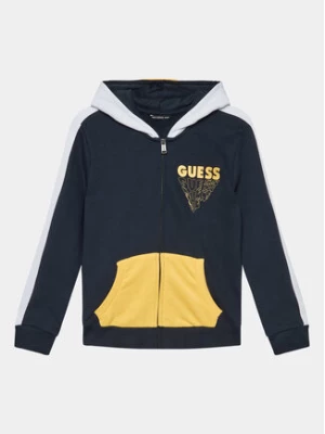 Guess Bluza L3BQ01 KAX73 Granatowy Regular Fit