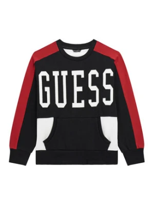 Guess Bluza L5BQ01 KAX74 Czarny Relaxed Fit
