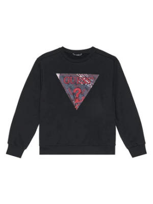 Guess Bluza L5BQ02 KAD74 Czarny Regular Fit