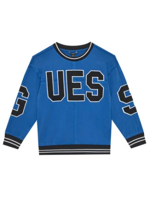Guess Bluza L5GQ04 KA6R4 Niebieski Regular Fit