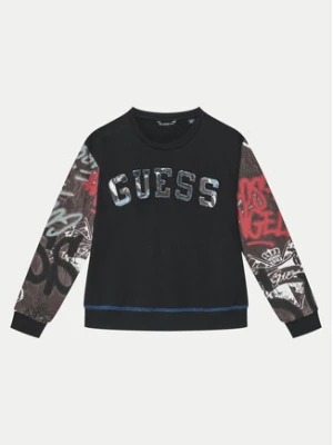 Guess Bluza L5RQ01 KA6R4 Czarny Regular Fit