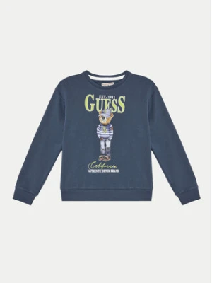 Guess Bluza L5RQ06 KAD74 Granatowy Regular Fit