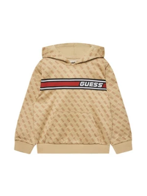 Guess Bluza L5RQ24 FL04Q Beżowy Regular Fit