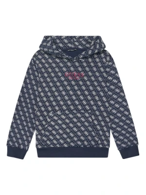 Guess Bluza L5YQ05 KA6R4 Granatowy Regular Fit