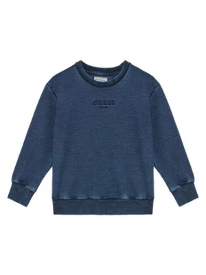 Guess Bluza L5YQ06 KCYC0 Granatowy Relaxed Fit