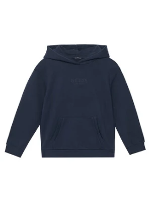 Guess Bluza L5YQ25 KAV34 Granatowy Oversize