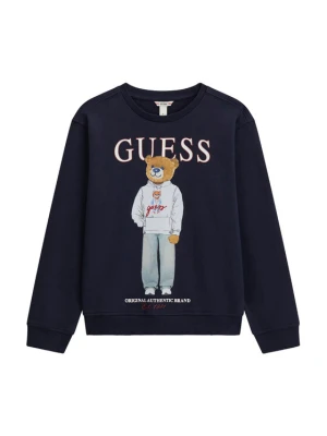 Guess Bluza L6YQ07 K4049 Granatowy Regular Fit