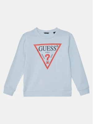 Guess Bluza L73Q09 KAUG0 Błękitny Regular Fit