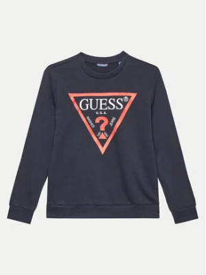 Guess Bluza L73Q09 KAUG0 Granatowy Regular Fit