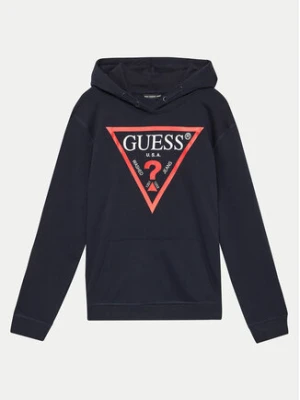 Guess Bluza L92Q09 KAUG0 Granatowy Regular Fit
