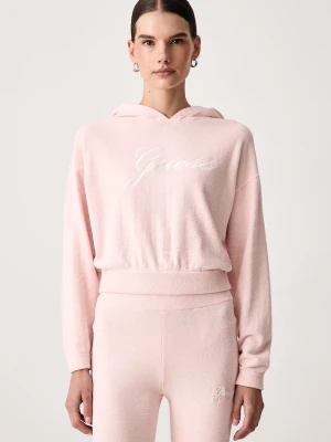 Guess bluza lounge damska ARIA różowy
