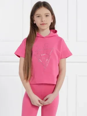 Guess Bluza LS ACTIVE | Cropped Fit