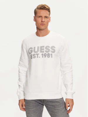 Guess Bluza M4YQ08 K9Z21 Biały Regular Fit