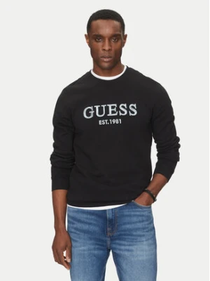 Guess Bluza M5GQ08 KCN01 Czarny Regular Fit