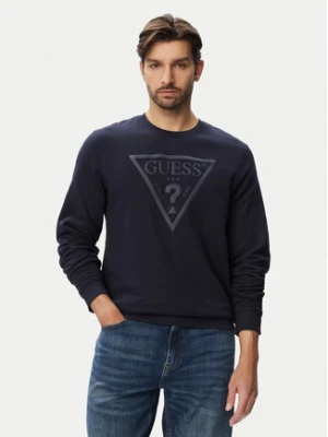 Guess Bluza M6YQ37 K4103 Granatowy Slim Fit