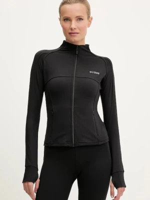 Guess bluza MARGOT damska kolor czarny gładka V5RP17 KCD02
