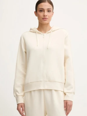 Guess bluza MARYELLA damska kolor beżowy z kapturem gładka V5YQ00 KB3P2