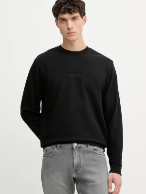Guess bluza męska bawełniana czarny