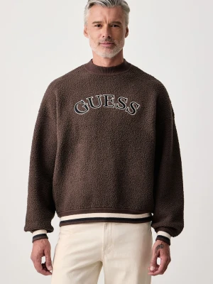 Guess bluza męska brązowy