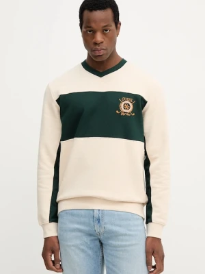 Guess bluza męska kolor beżowy wzorzysta M5YQ11 KCXW1