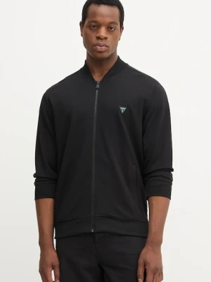 Guess bluza męska kolor czarny gładka M5YQ04 KCBR2