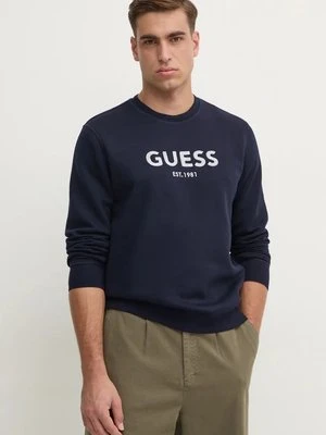 Zdjęcie produktu Guess bluza męska kolor granatowy z aplikacją M4BQ23.K9Z21