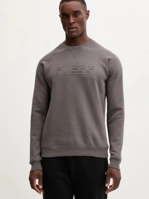 Guess bluza męska kolor szary z aplikacją Z4YQ16 K9V31