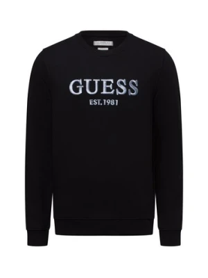 Zdjęcie produktu GUESS Bluza męska Mężczyźni Bawełna czarny wzorzysty,