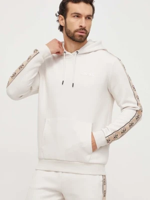 Guess bluza MICKEY męska kolor kremowy z kapturem Z4RQ21 KB3P2