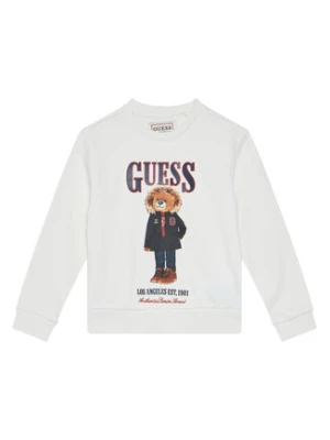 Guess Bluza N5BQ07 KAD74 Biały Regular Fit