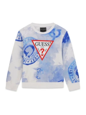 Guess Bluza N6GQ00 KA6R4 Niebieski Regular Fit