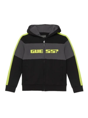 Guess Bluza N6RQ02 KA6R4 Czarny Regular Fit