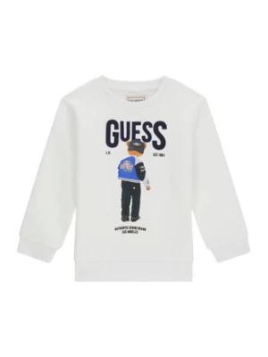 Guess Bluza N6RQ03 KAD74 Biały Regular Fit
