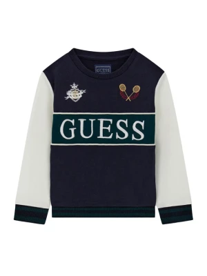 Guess Bluza N6YQ08 K4101 Granatowy Regular Fit