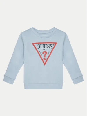 Guess Bluza N73Q10 KAUG0 Błękitny Regular Fit