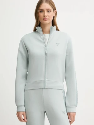 Guess bluza NEW ALLIE damska kolor niebieski gładka V2YQ17 K7UW2