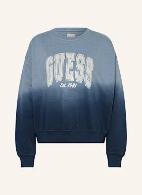 Guess Bluza Nierozpinana Z Ozdobnymi Kamykami blau