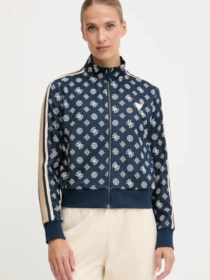 Guess bluza PEONY damska kolor granatowy wzorzysta V5YQ07 K0282