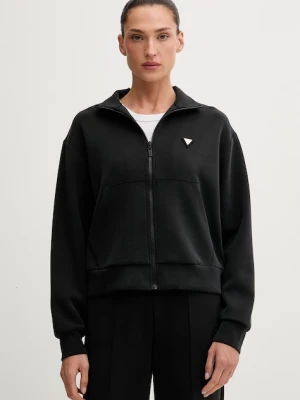 Guess bluza rozpinana damska z modalem OLYMPE czarny