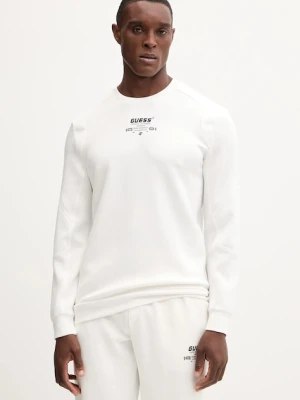Guess bluza RYOTA męska kolor biały z nadrukiem Z5BQ00 KCNS2