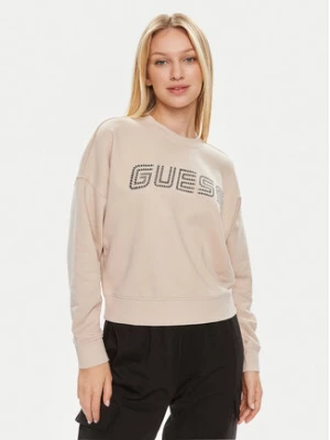 Guess Bluza Skylar V4GQ07 K8802 Beżowy Relaxed Fit